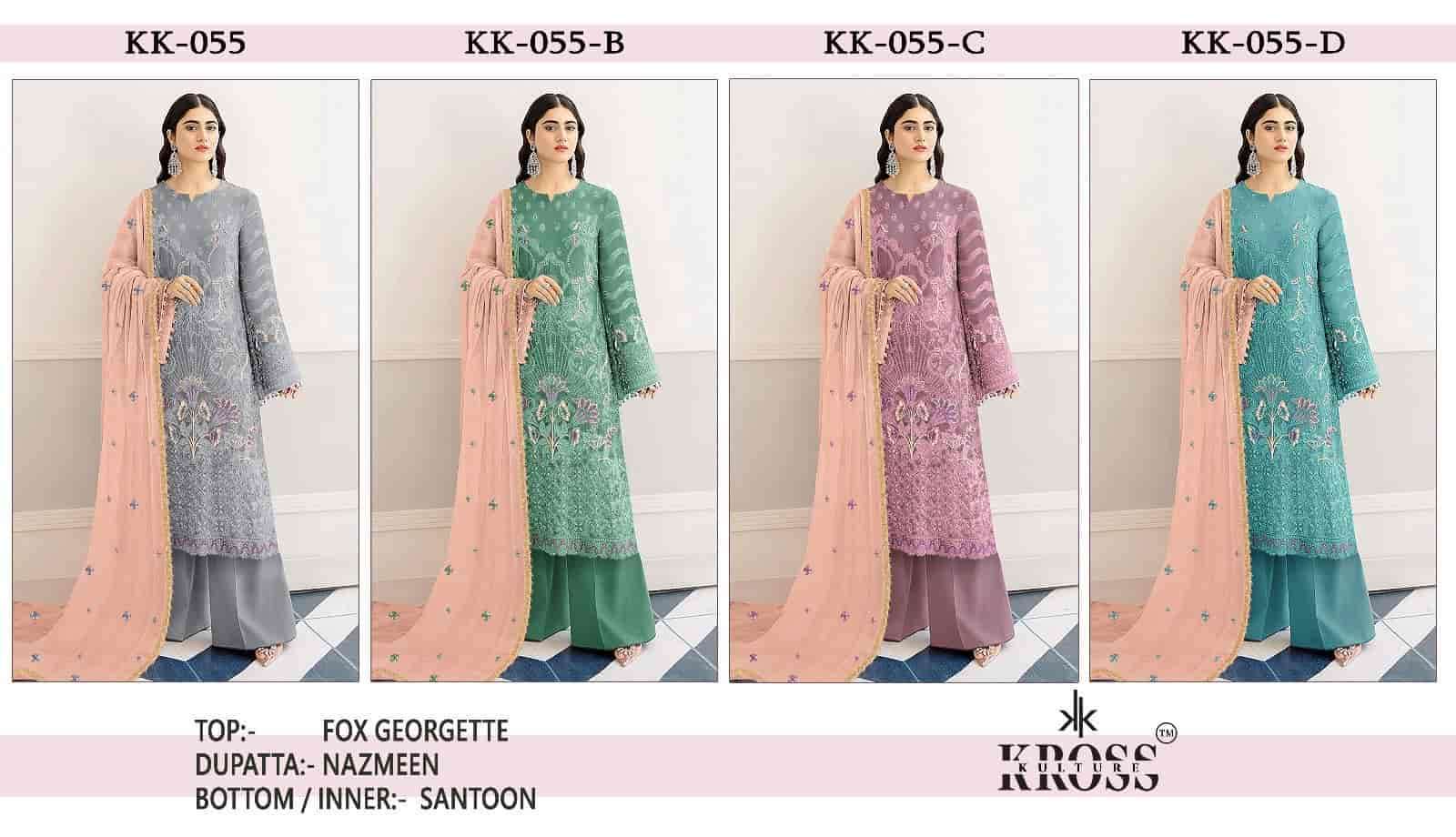 Kross Kulture KK 055 Colors Festive Wear Style Heavy Designs Pakistani Collection view 5