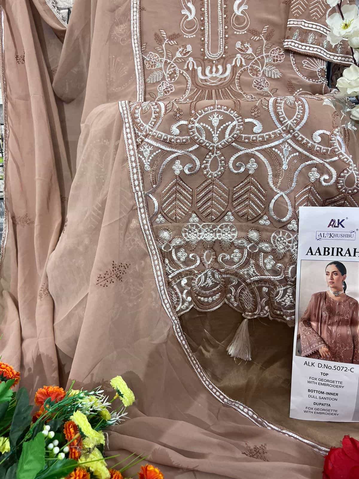 Al Khushbu Aabirah Vol 1 Festive Wear Style Designer Pakistani Salwar Suit Wholesalers view 3