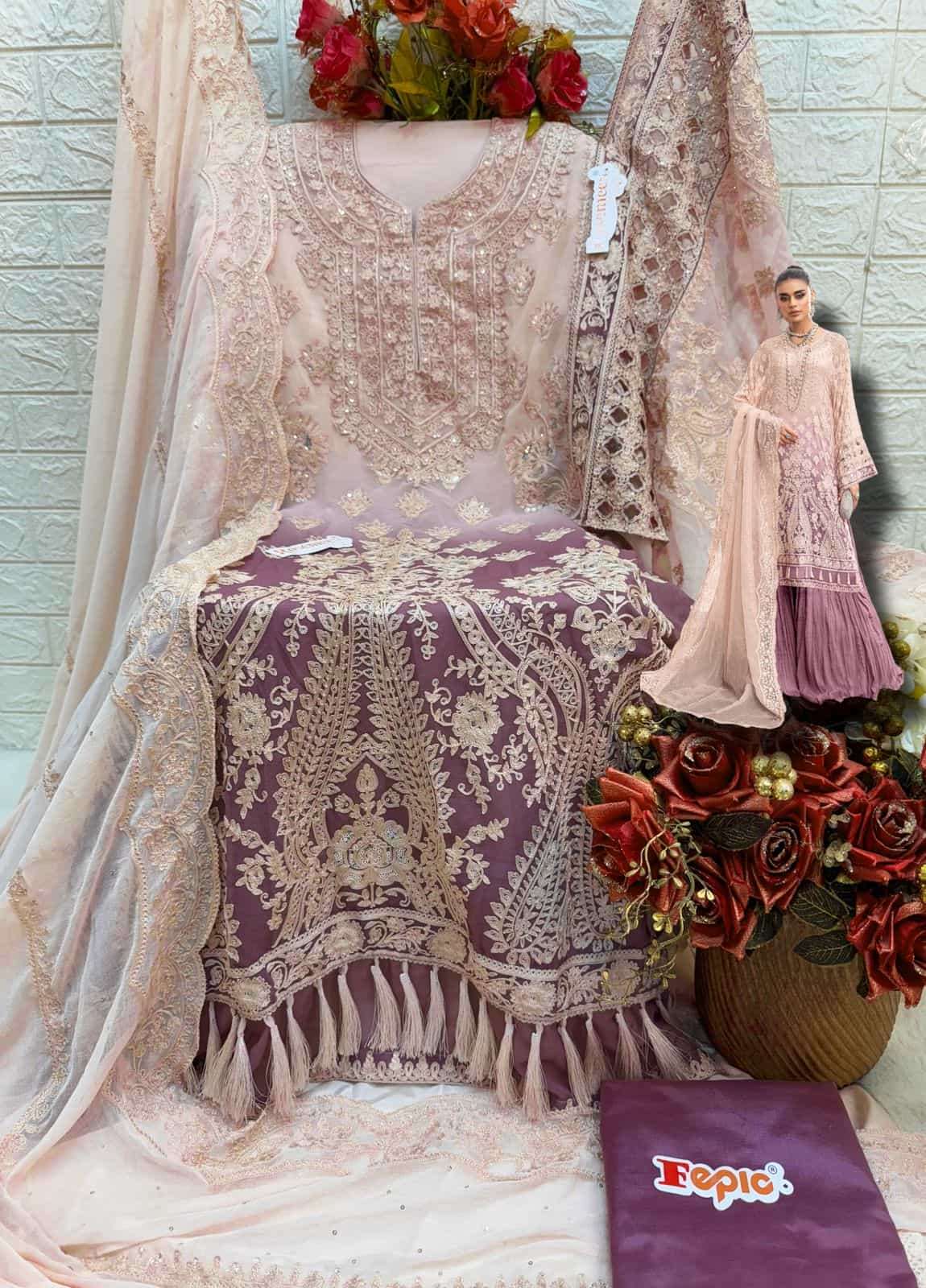 Fepic Rosemeen Designer Pakistani Salwar Suit view 2