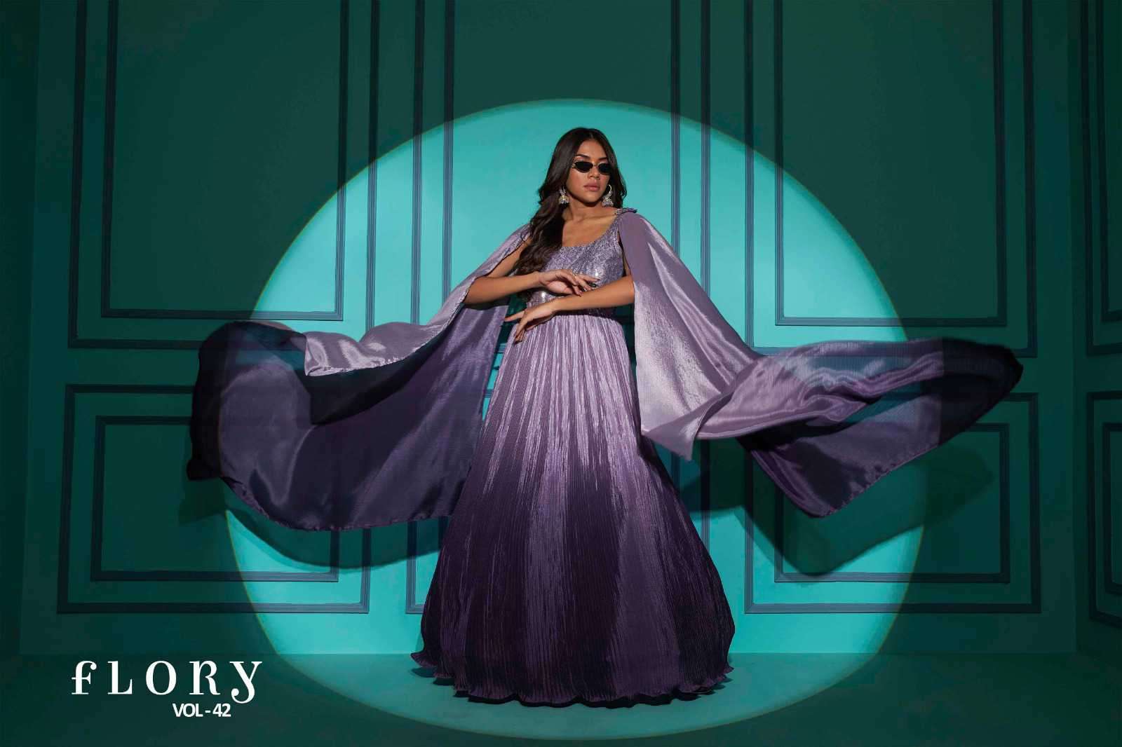 Shubhkala Flory Vol 42 Designer Weeding Wear Gown New Collection