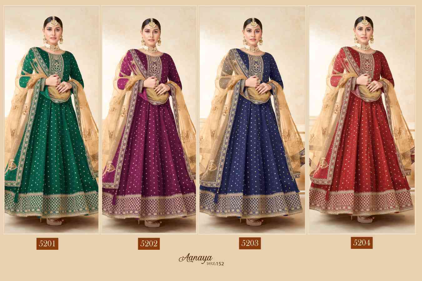 Aanaya Vol 152 Wedding Wear Anarkali view 14