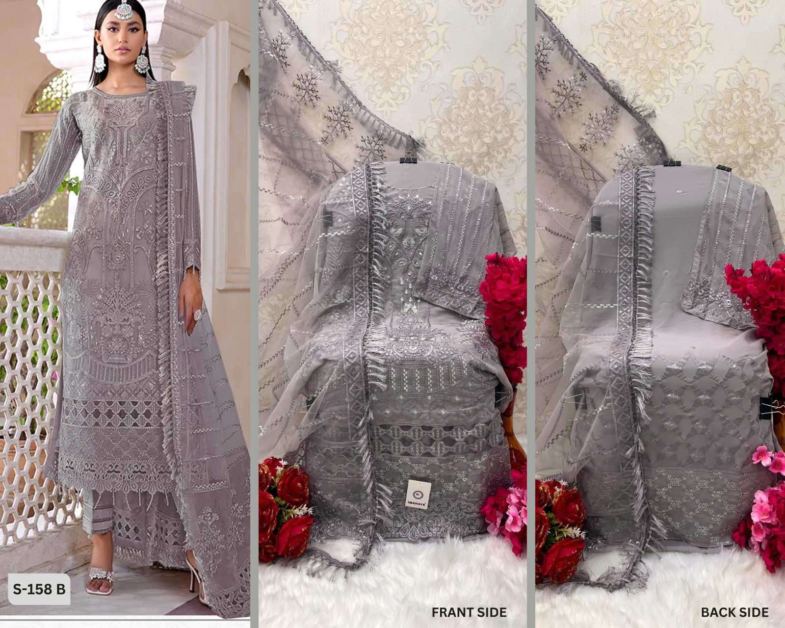 Shanaya S 158 Partywear Pakistani Dress Latest Collection view 6