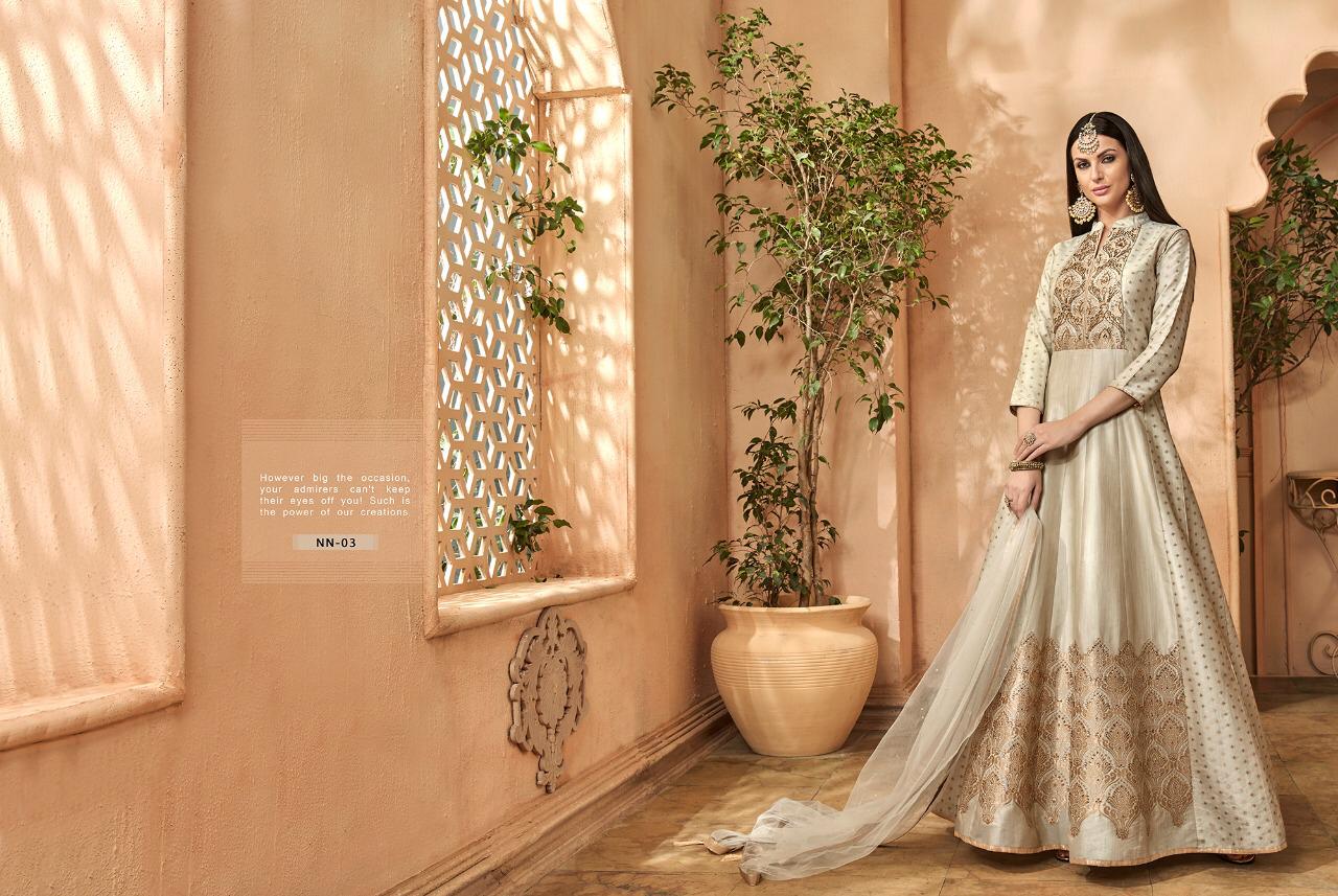 Stf nazraana wedding collection party wear gown catalogue india view 12