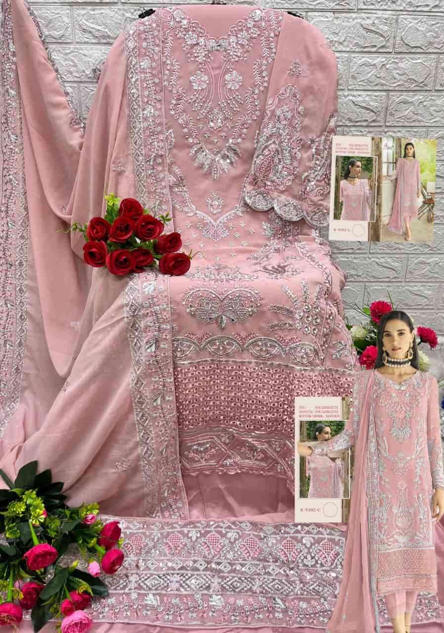 Shree Fabs K 5102 Colors Pakistani Heavy Designer Georgette Salwar Suit Wholesalers view 8