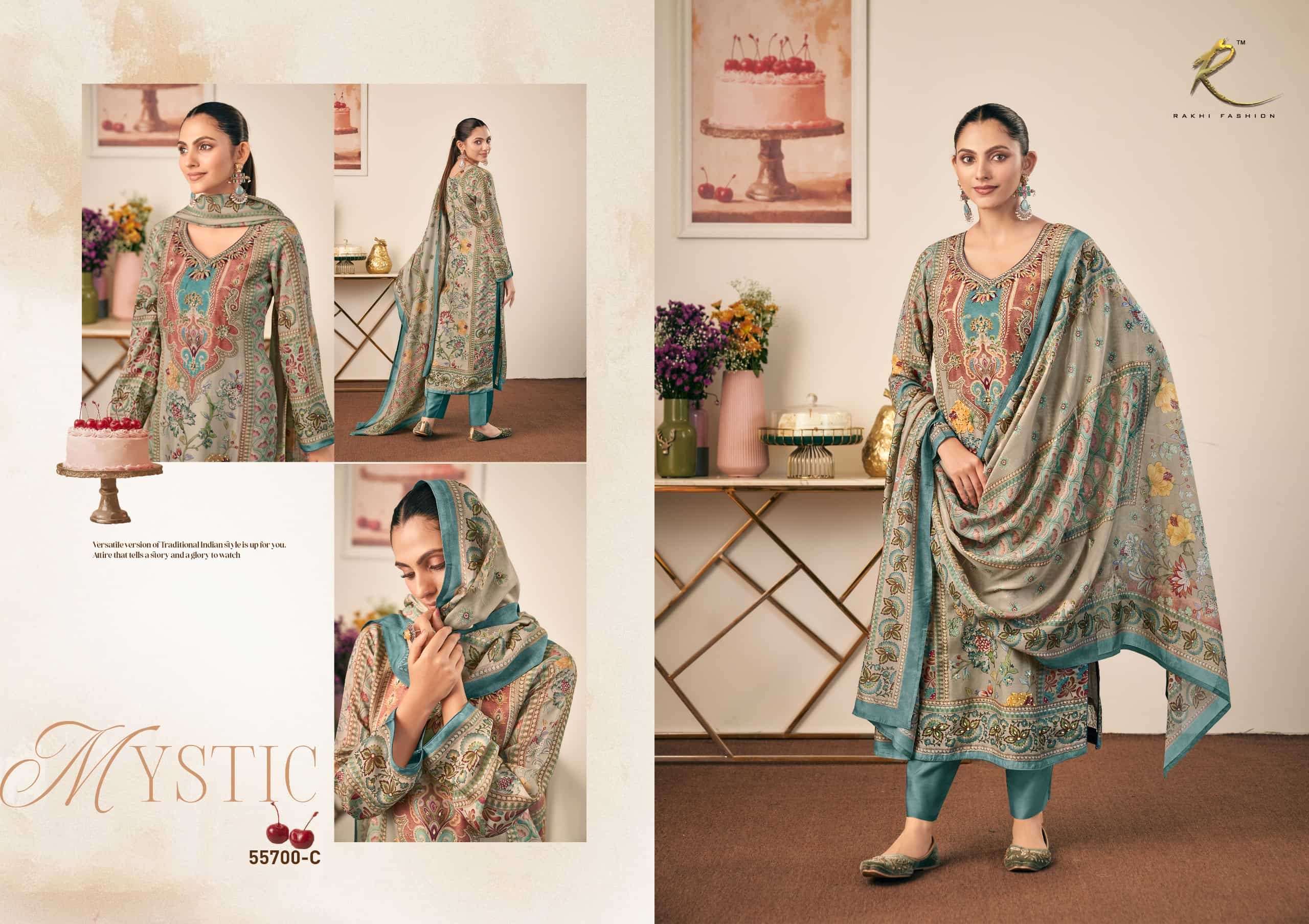 Rakhi Fashion Rakhdi Special 55700 Fancy Silk Premium Designs Dress Exporters view 6