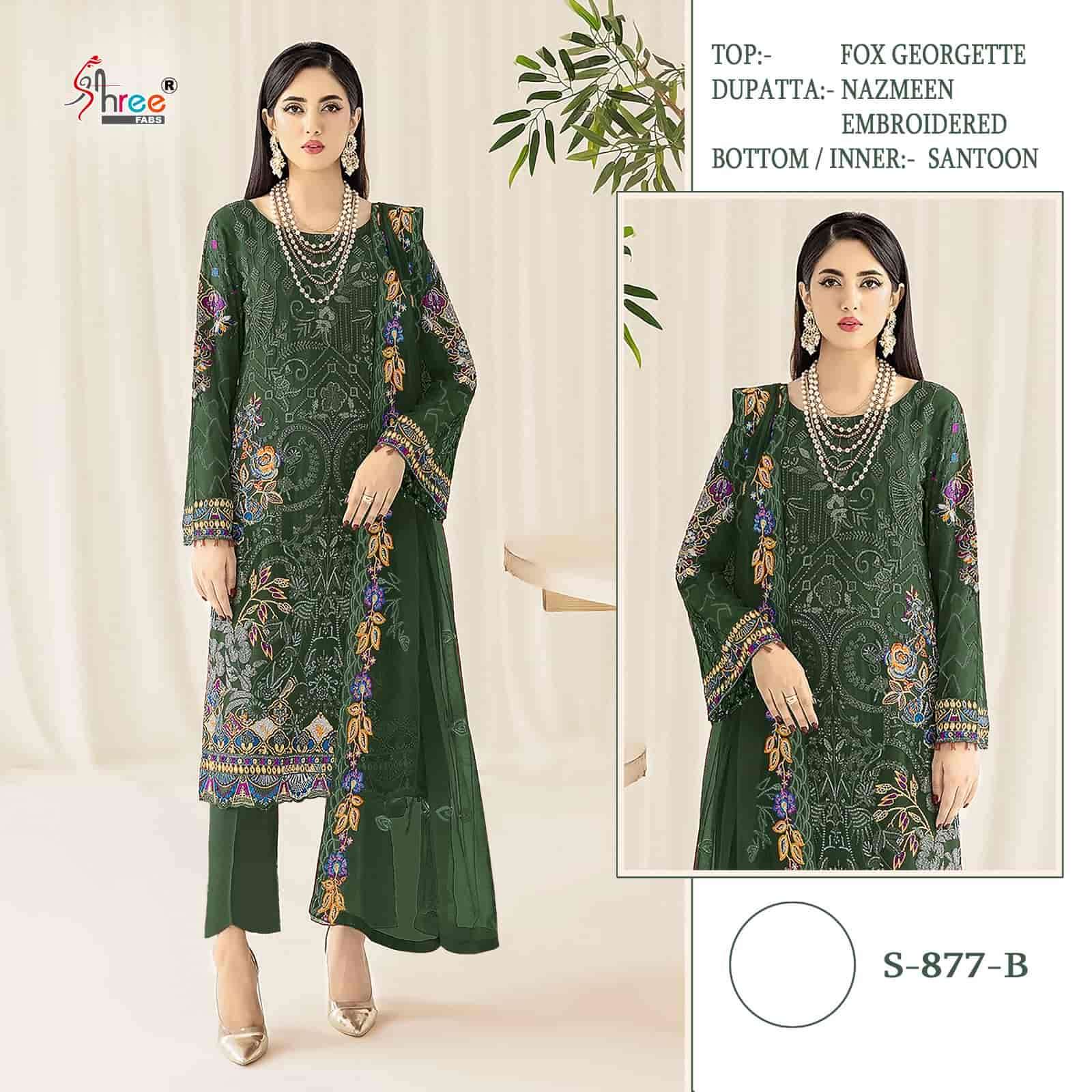 Shree Fabs S 877 Colors Pakistani Party Wear Style Heavy Designer Suit Wholesalers view 2