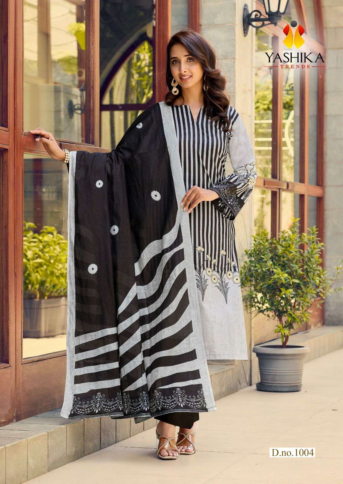 Yashika Ziana Premium Wear Cotton Dress Catalog view 5
