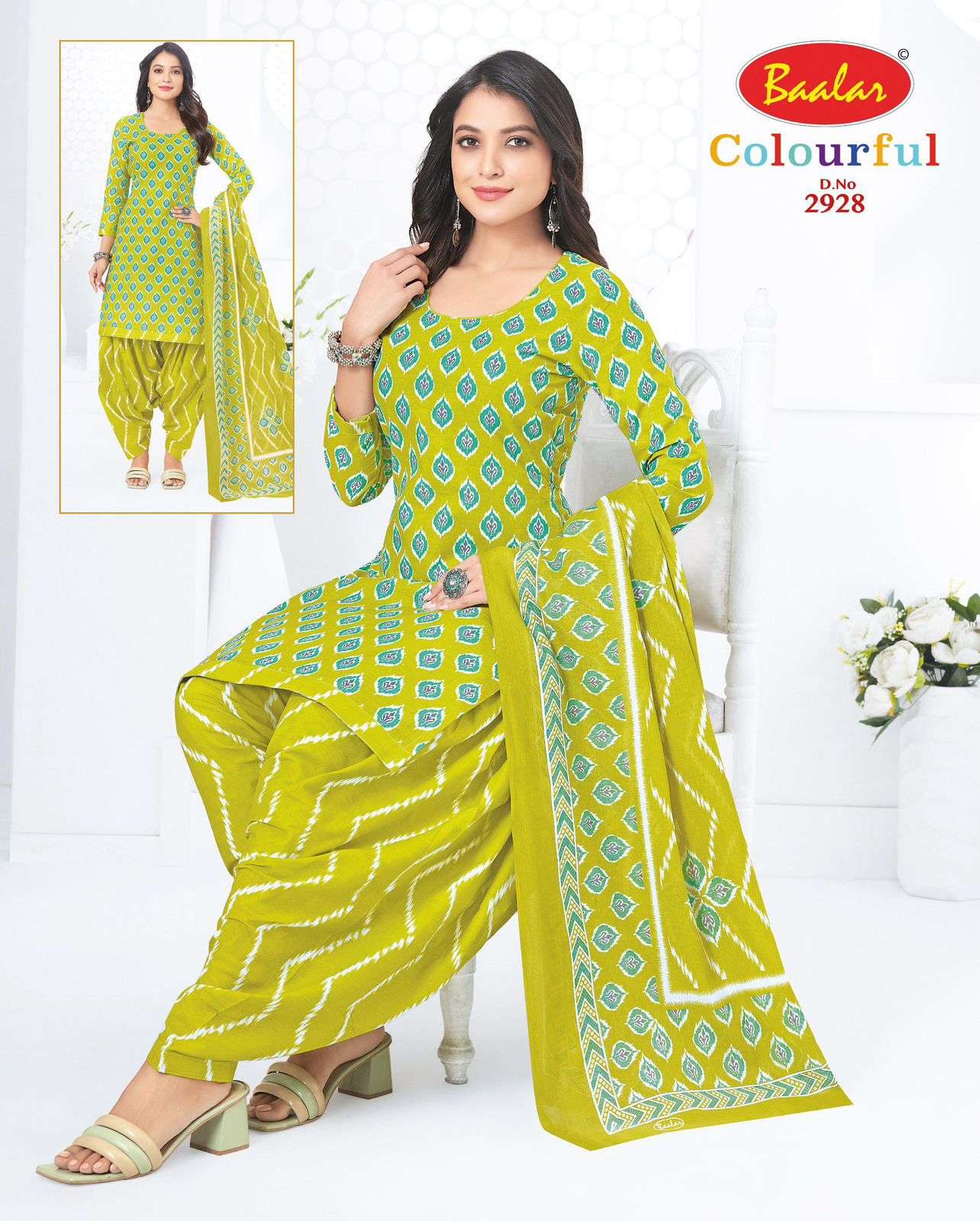 Baalar Colourful Vol 29 Unstitch Pure Cotton Suit view 28