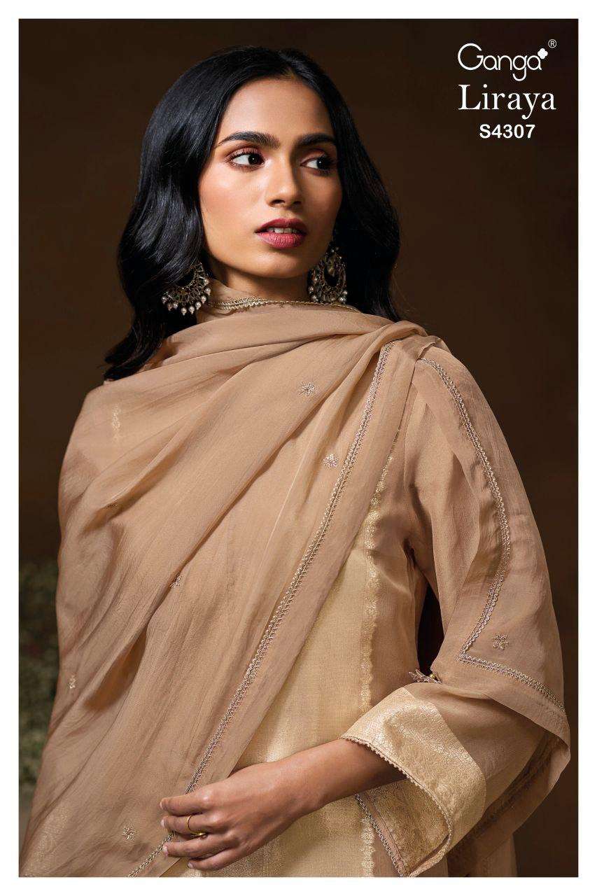Ganga Fashion Liraya 4307 Premium Designs Ladies Suit Partywear Collection view 4