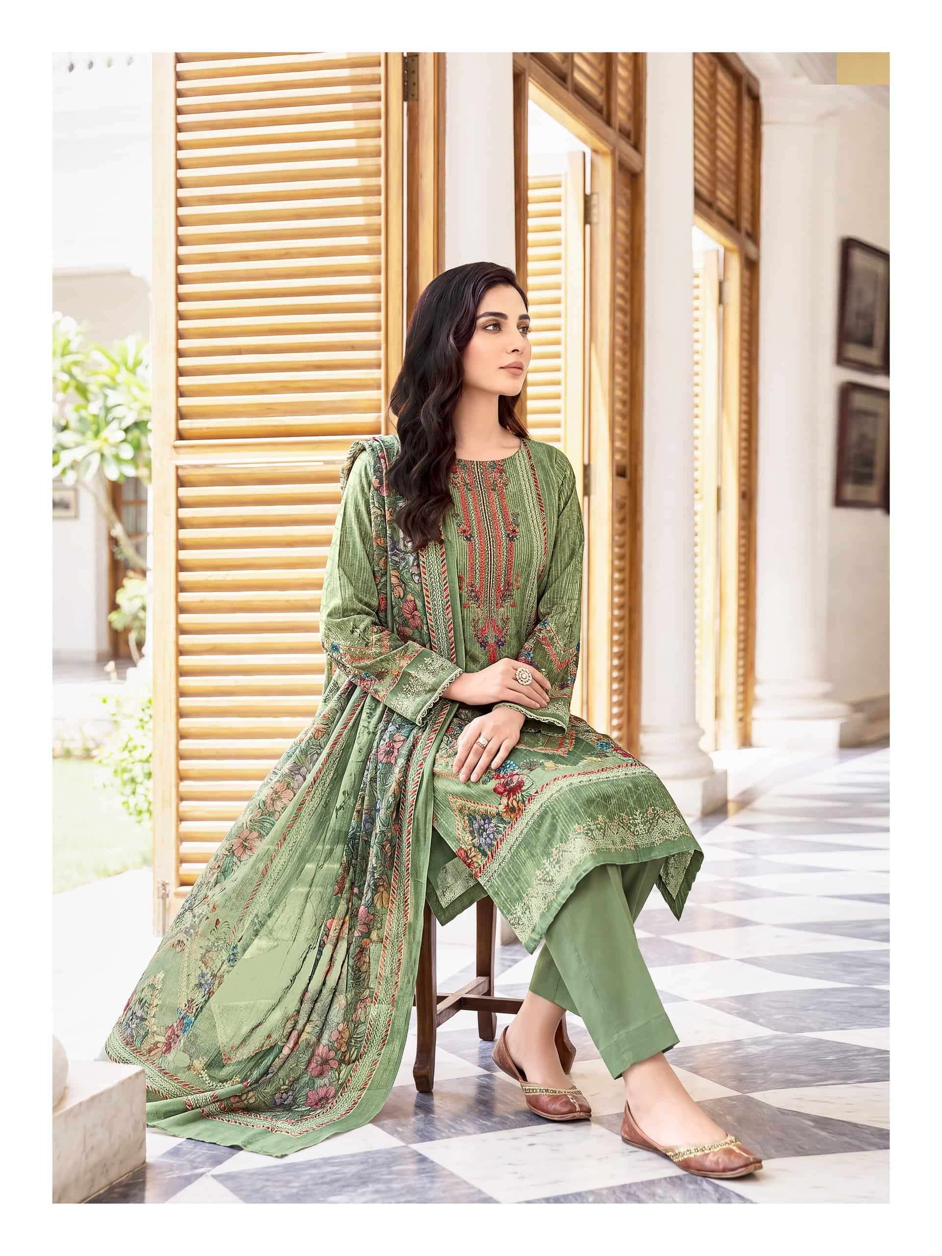 Kavyakala Maria B Fancy Cotton Dress Materia Catalog view 14