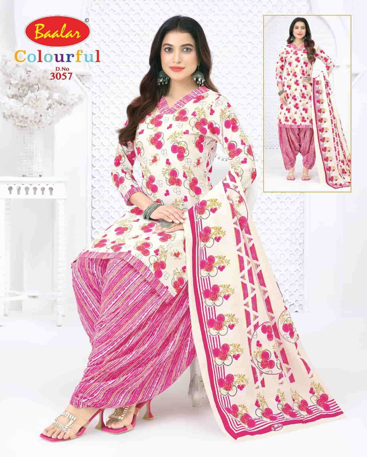Baalar Colourful Vol 30 Pure Cotton Unstitch Salwar Suit view 26