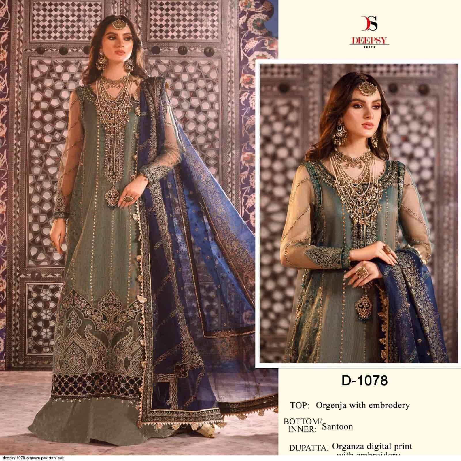 Deepsy 1078 Pakistani Organza Dress view 2