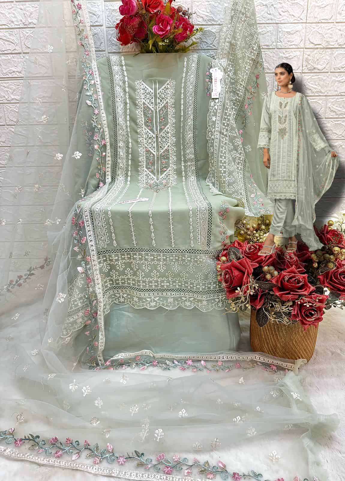 Fepic C 1680 Colors Pakistani Latest Designer Style Festive Wear Salwar Suit Exporters view 8