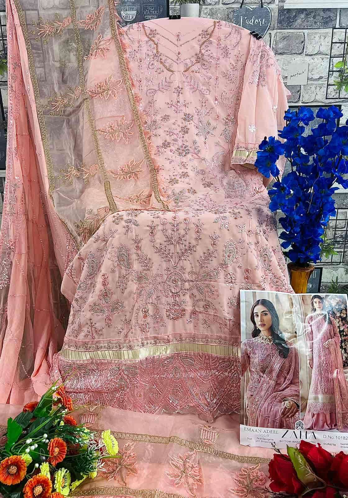 Zaha Emaan Adeel Vol 3 Pakistani Heavy Designer Exclusive Wedding Wear Collection view 7