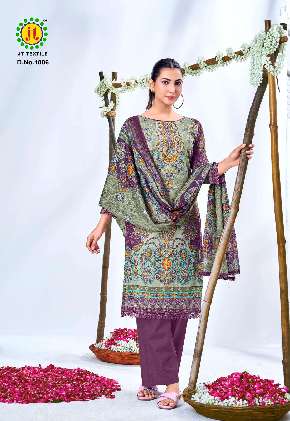 Jt Aafreen Noor Vol 1 Fancy Cotton Dress Material view 5