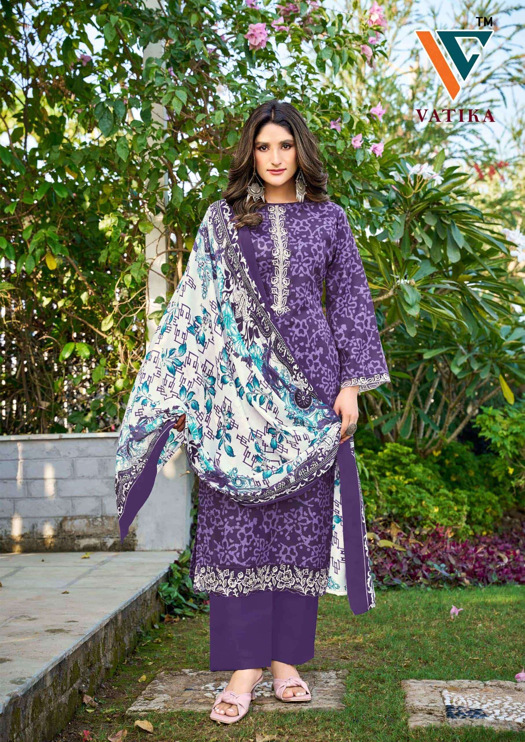Vandana Fashion Vatika Vol 2 Fancy Cotton Ladies Suit Catalog view 8