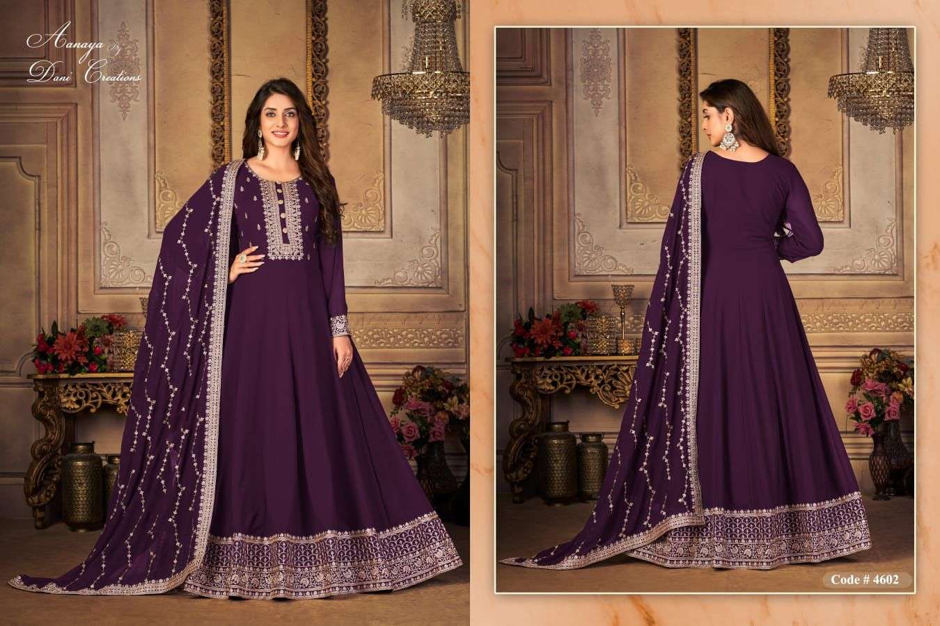 Aanaya 4600 Series Vol 146 Designer Party Wear Anarkali Gown view 2