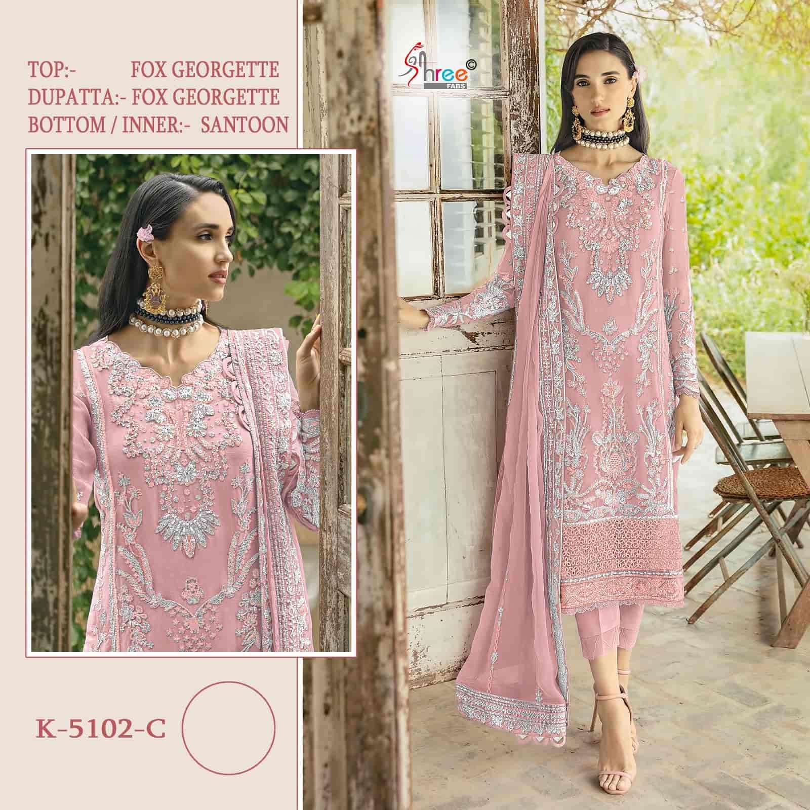 Shree Fabs K 5102 Colors Pakistani Heavy Designer Georgette Salwar Suit Wholesalers view 4