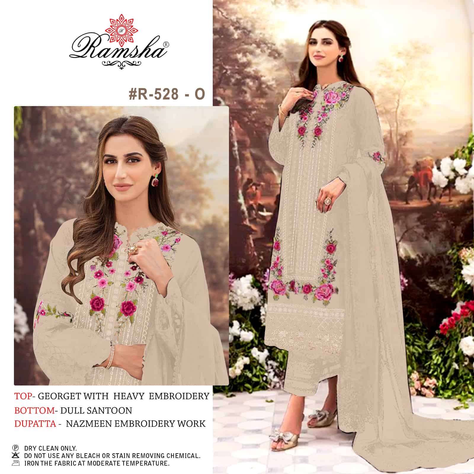 Ramsha R 528 Nx Vol 3 Pakistani Fancy Designer Salwar Suit Wholasaler view 5