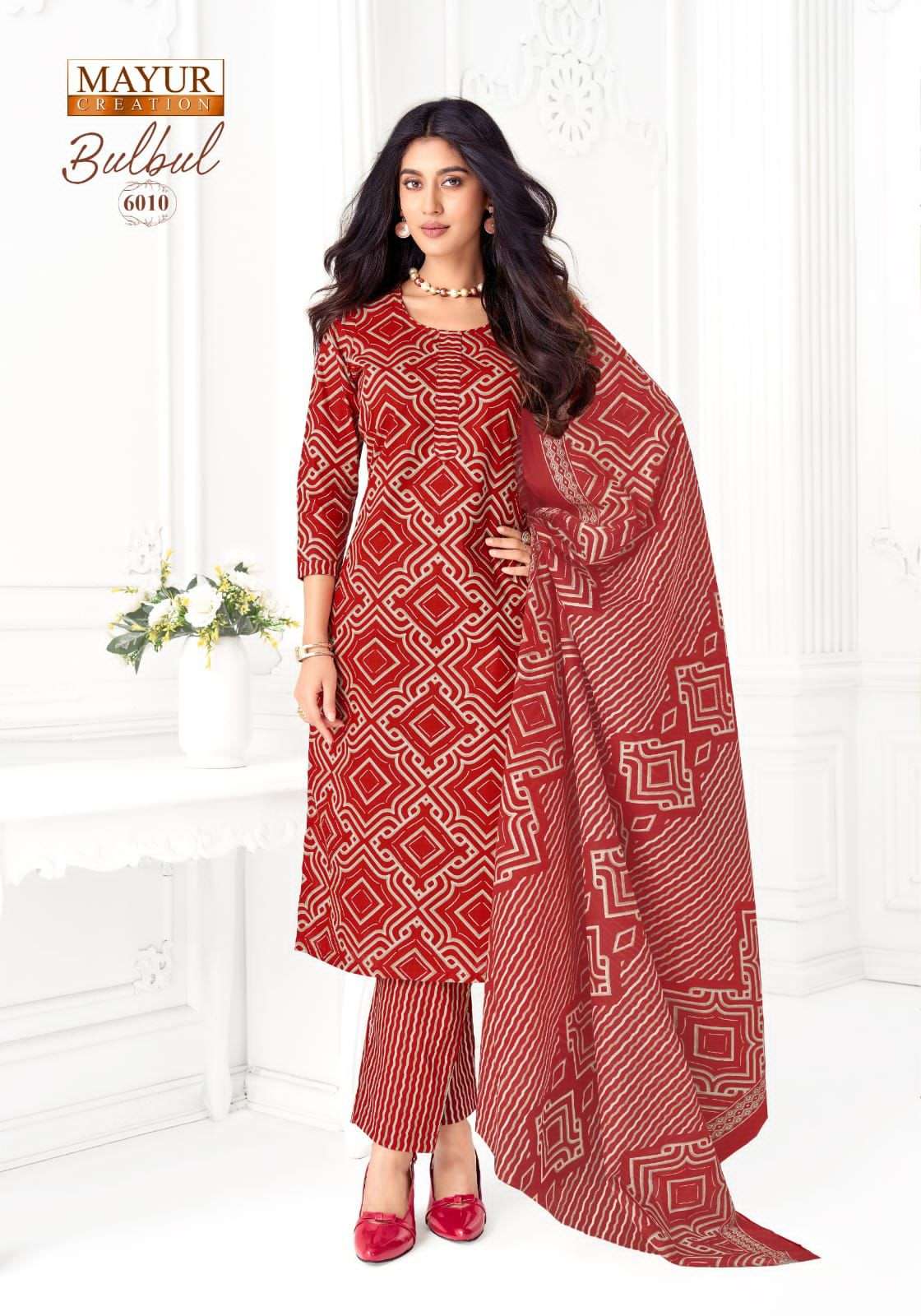 Mayur Bulbul Vol 6 Printed Cotton Dress Material Catalog view 8