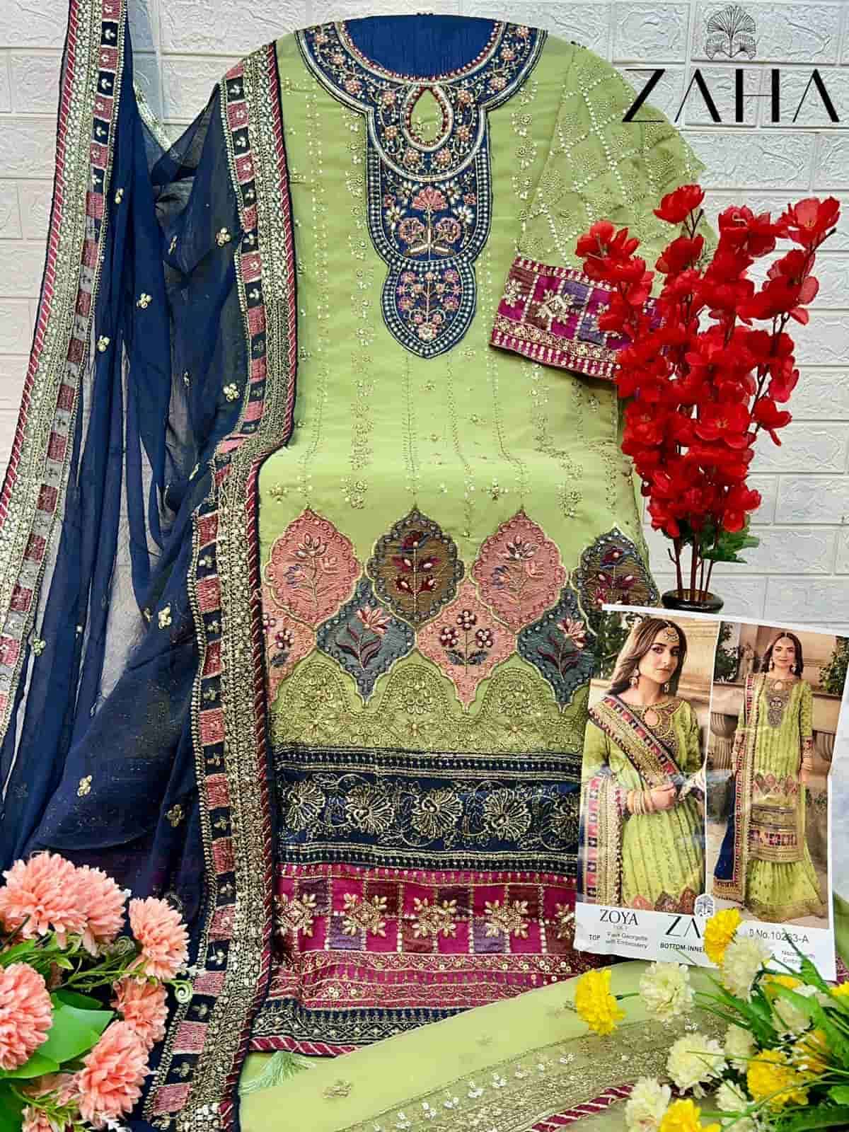 Zaha Zoya Vol-1 10263-A Pakistani Dress view 2