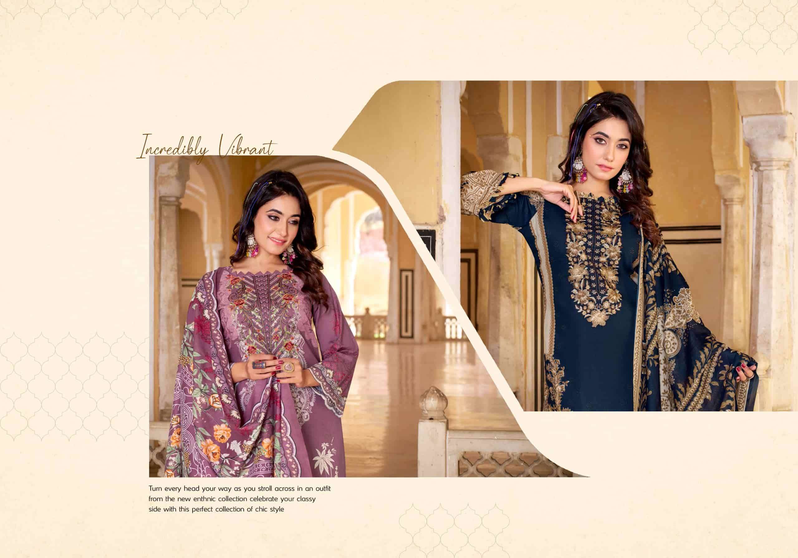 Romani Aarzu Vol 32 Fancy Cotton Dress Material Catalog