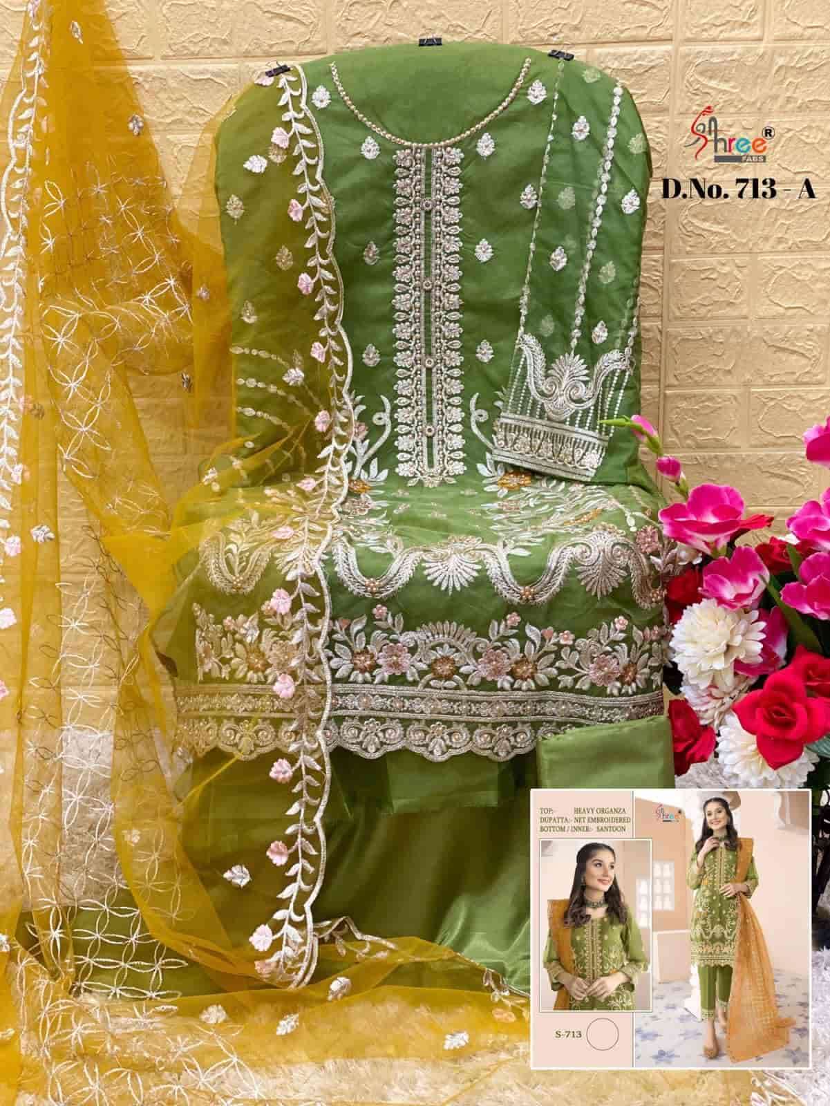 Shree Fabs S 713 Latest Designs Pakistani Suit Exporter view 2