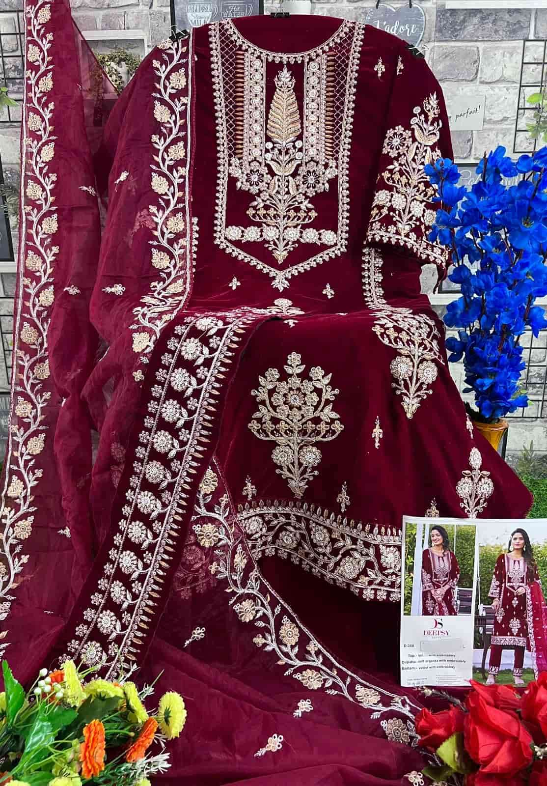 Deepsy Velvet 23 - 4 Winter Wear Style Heavy Designer Salwar Suit Exporters view 6
