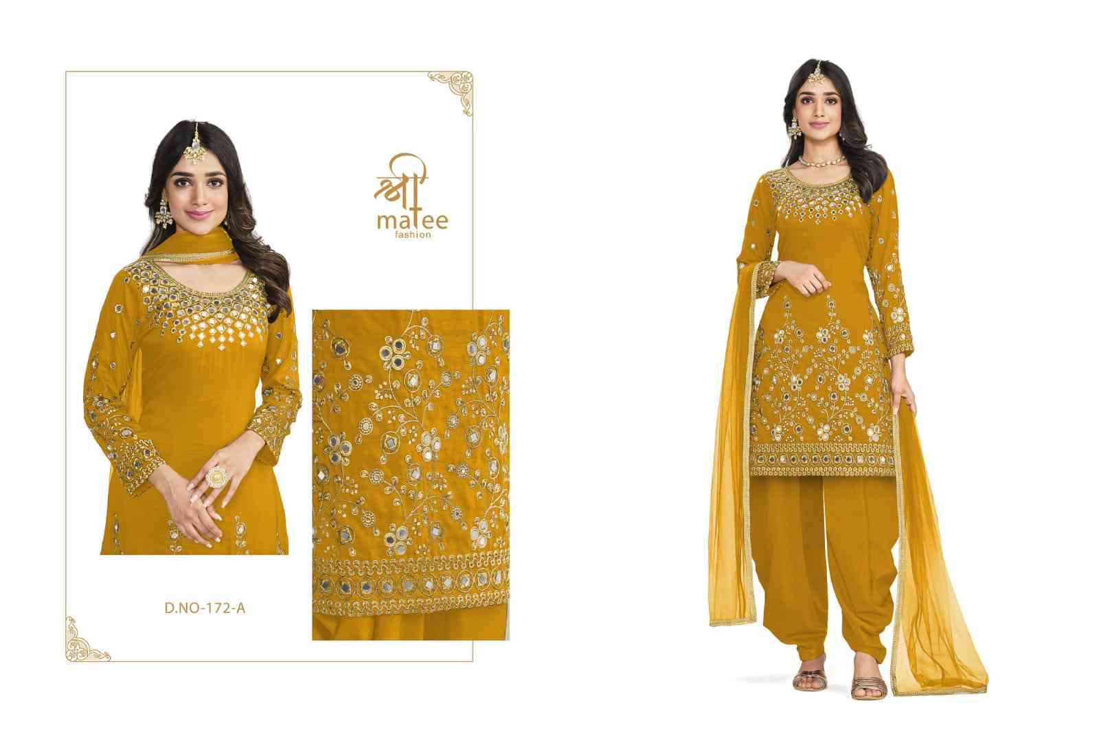 Shreematee Mirror Vol 13 Wedding Wear Patiyala Designs Dress view 2