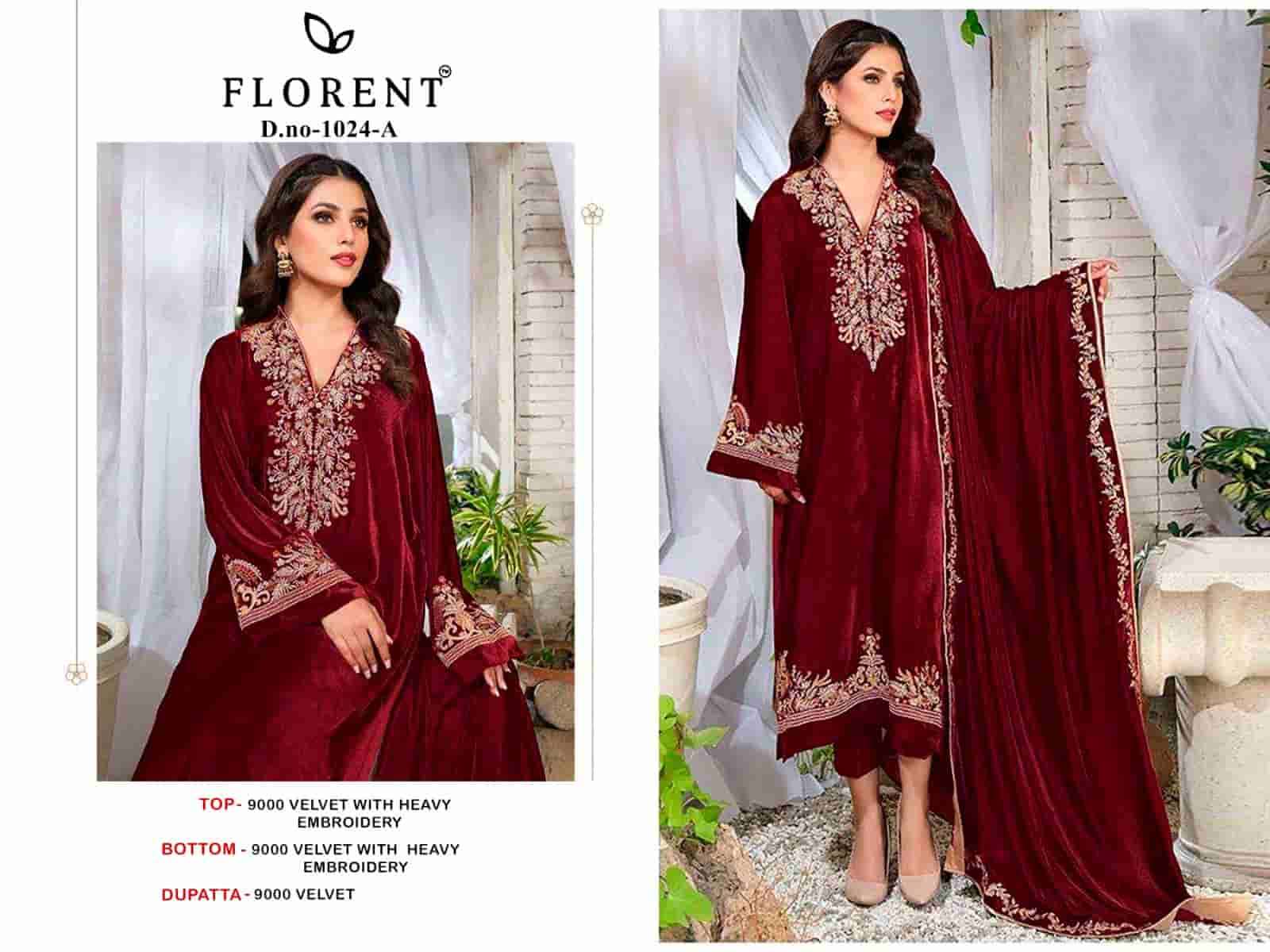 Florent 1024 Colors Festive Wear Style Designer Velvet Suit Collection view 2