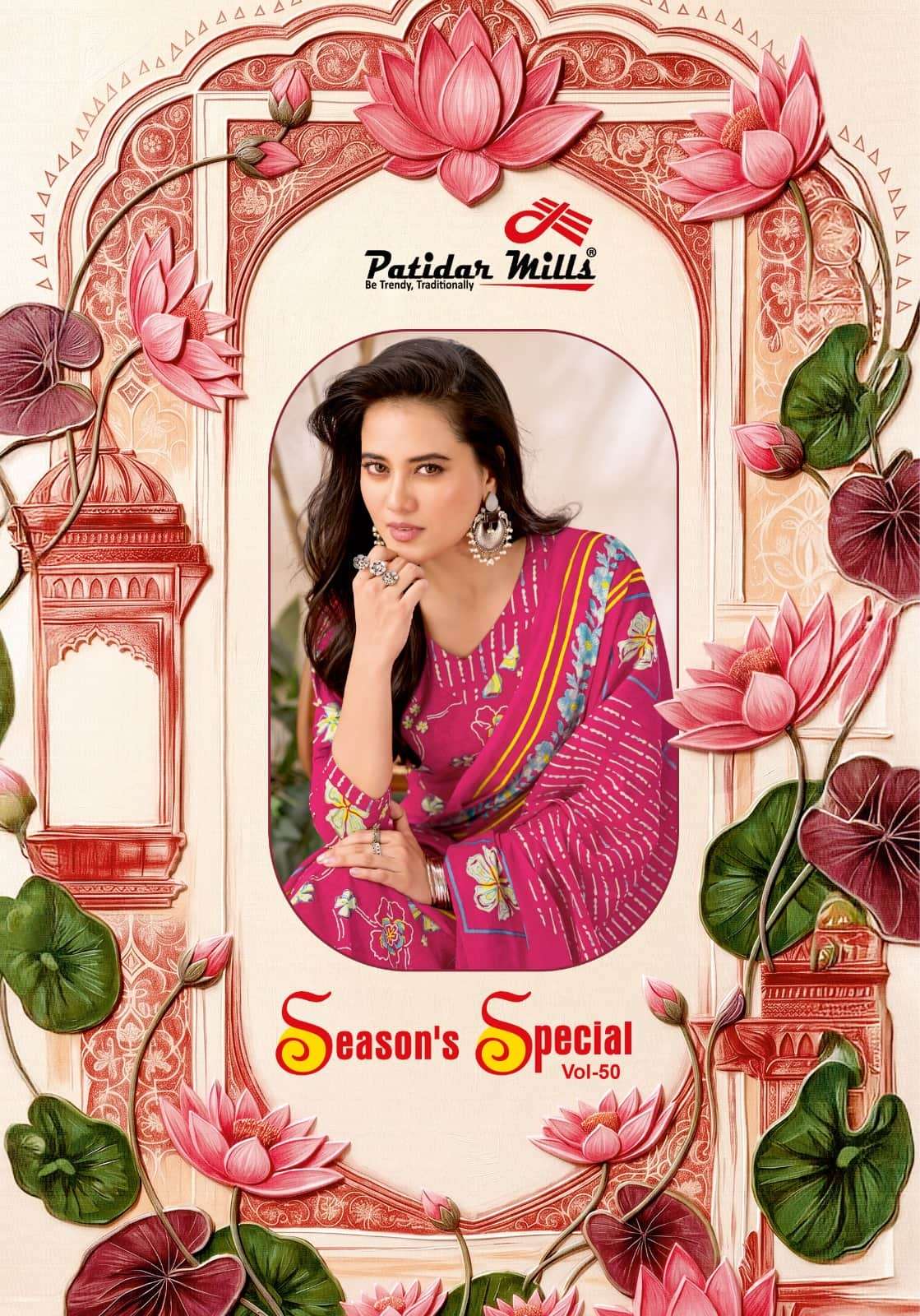 Patidar Mills Seasons Special Vol 50 Pure Cotton Unstitch Suit view 5