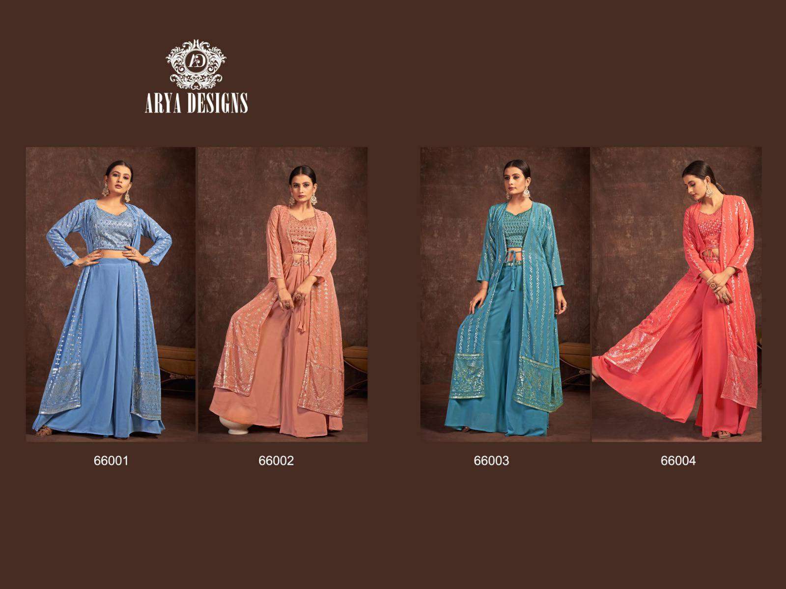 Arya Designs Blush Vol 4 Latest Designer 3 Piece Partywear Collection view 8