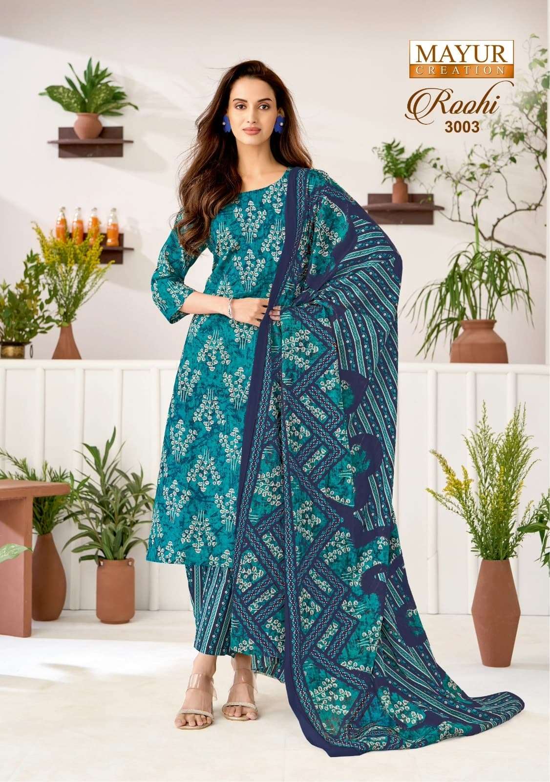 Mayur Roohi Vol 3 Pure Cotton Dress Material view 7