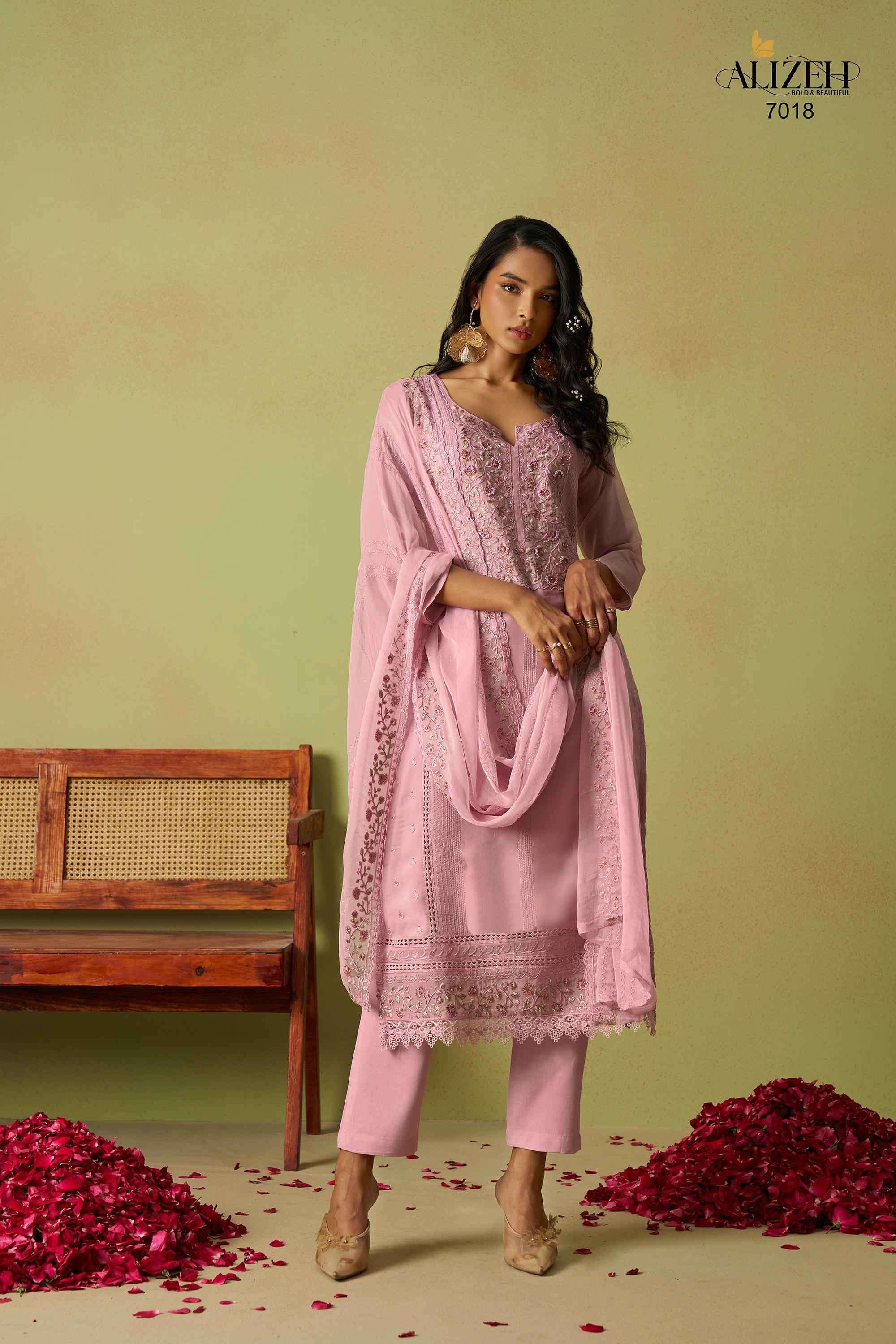 Alizeh Saadgi Vol 2 Straight Style Designer Suit Latest New Collection view 5