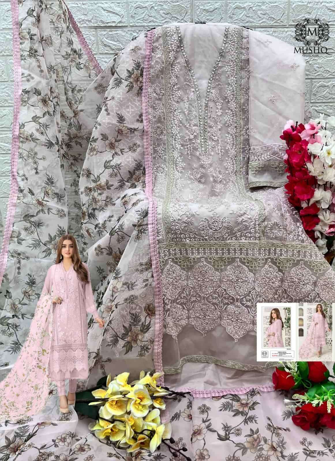 Mushq M 295 Colors Festive Wear Style Embroidered Designer Salwar Suit Wholesalers view 5