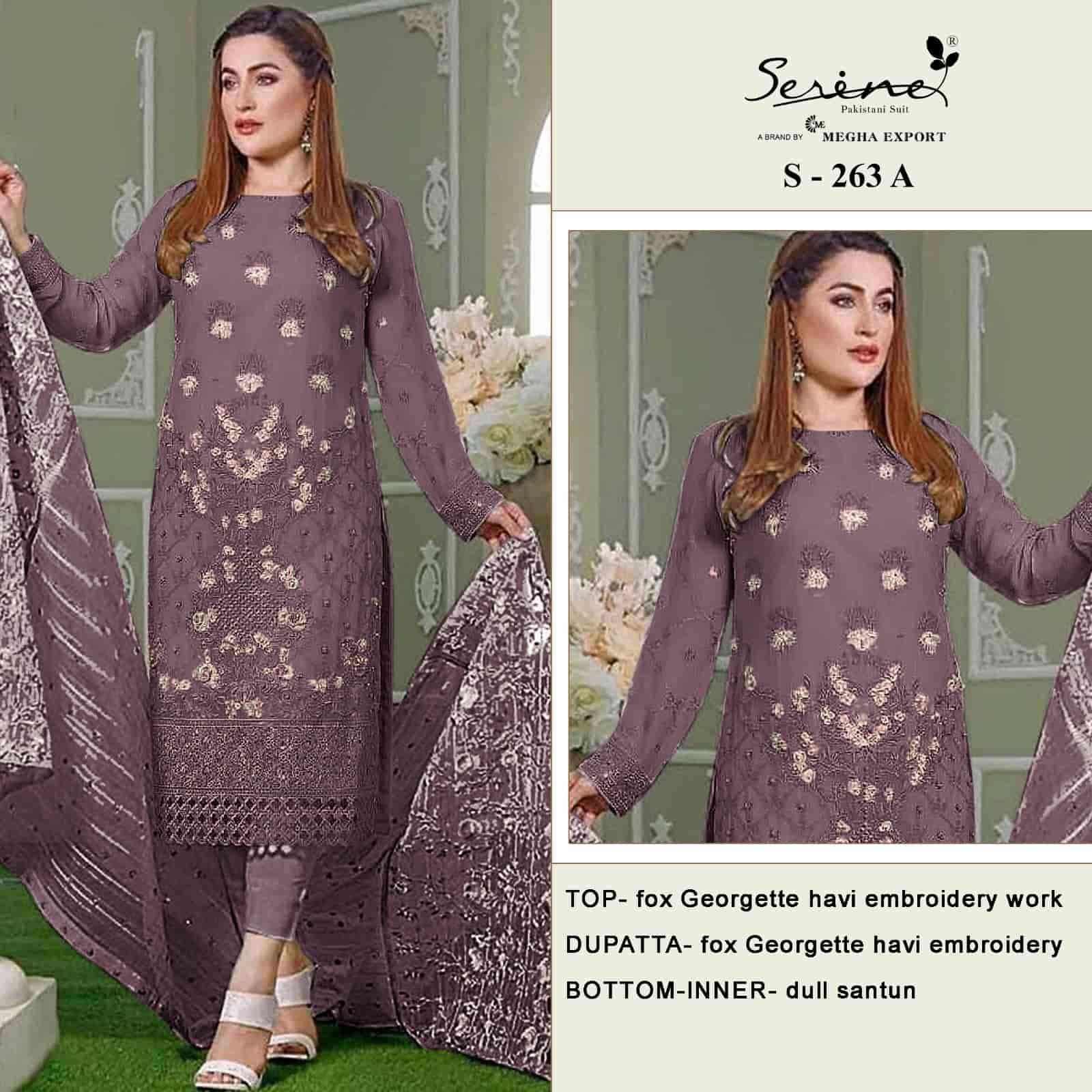 Serine S 263 A Festive Wear Style Heavy Designer Georgette Salwar Kameez Exporter view 2