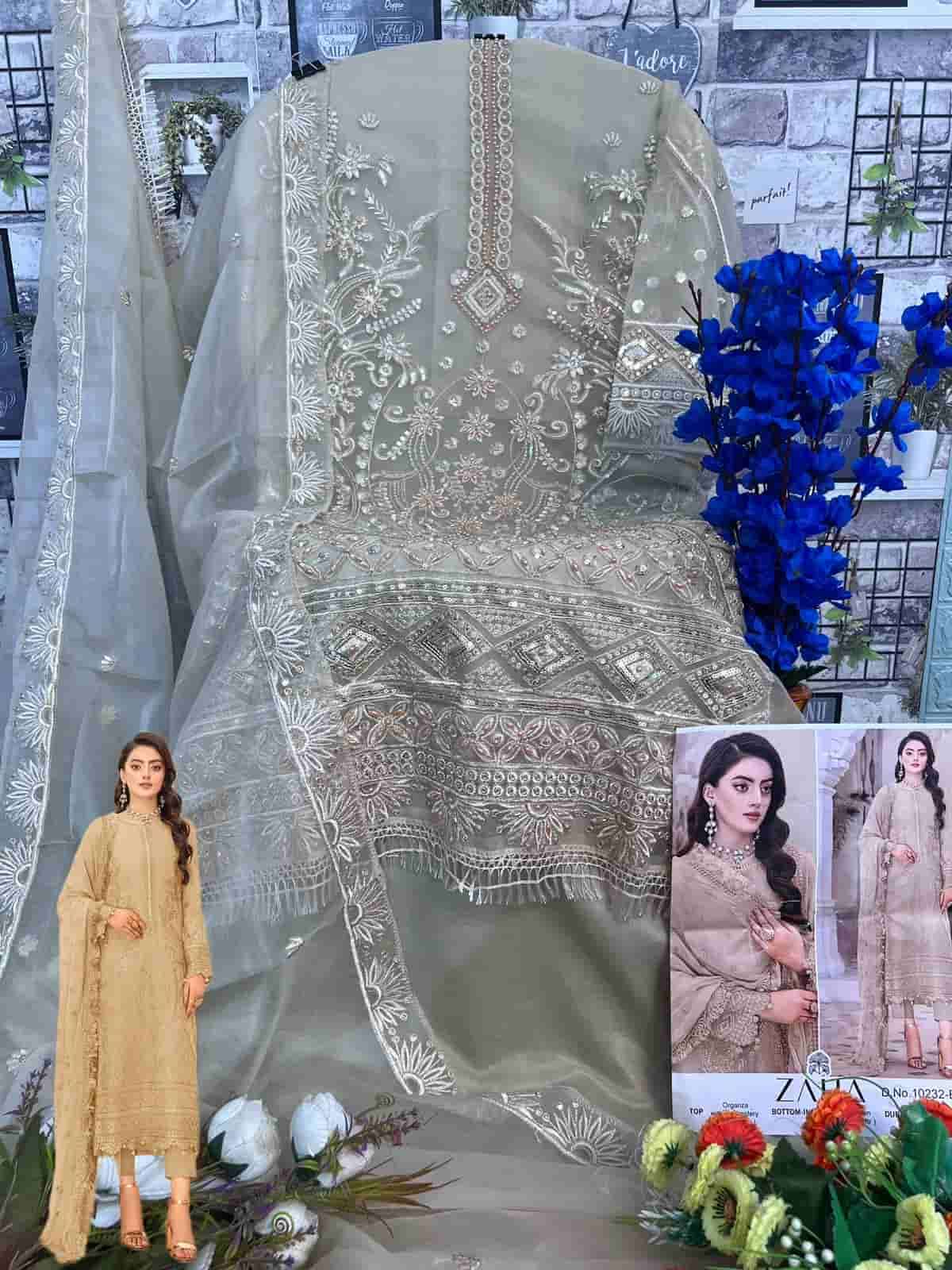 Zaha Sersha Vol 4 10232 Hits Colors Pakistani Festive Wear Style Salwar Suit view 6