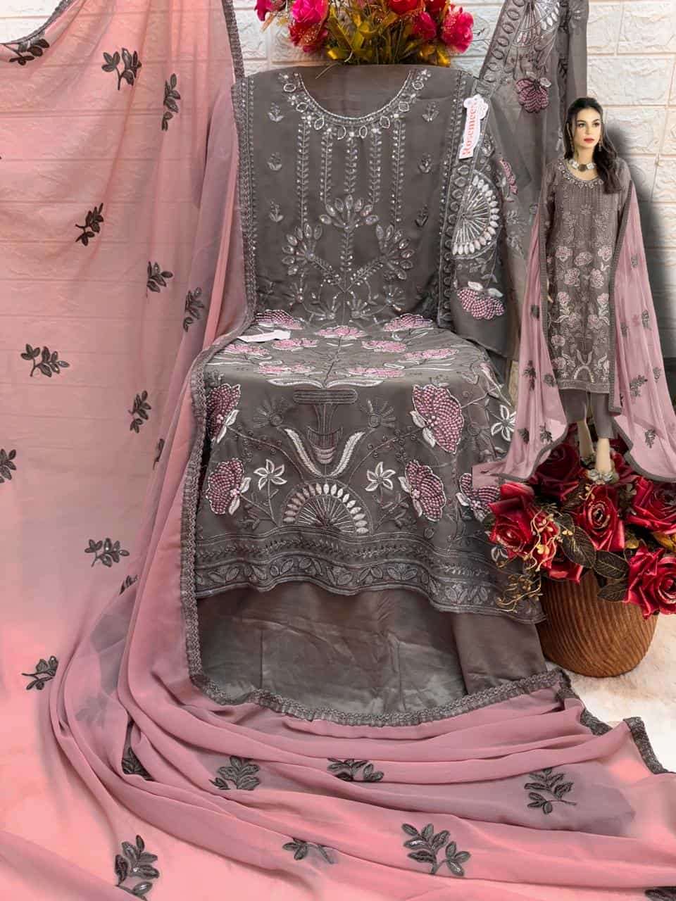 Fepic Rosemeen Embroidered Georgette Salwar Suit view 7