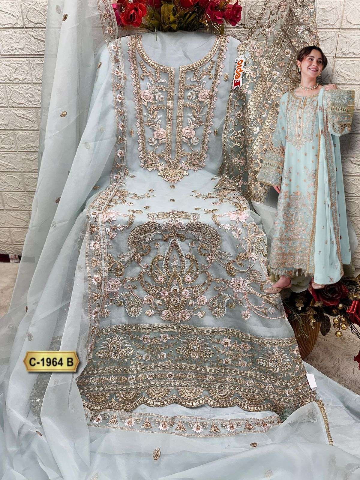 Fepic C 1964 Pakistani Suit Collection At Price view 4
