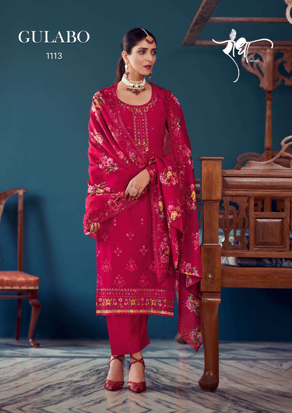 Radha Trendz Gulabo Fancy Straight Designs Salwar Suit view 12