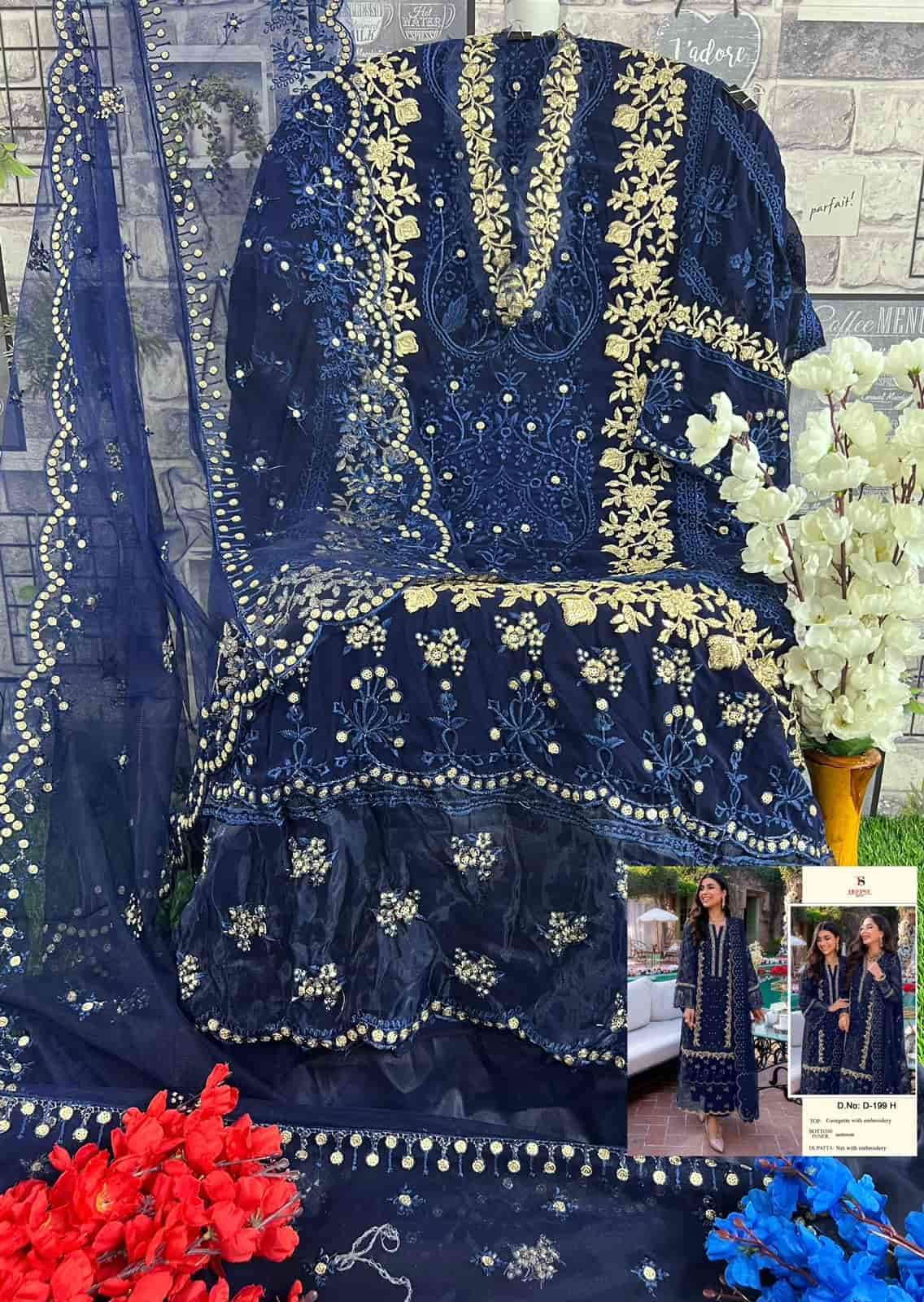 Deepsy D-199 Embroidered Pakistani Salwar Suit view 7