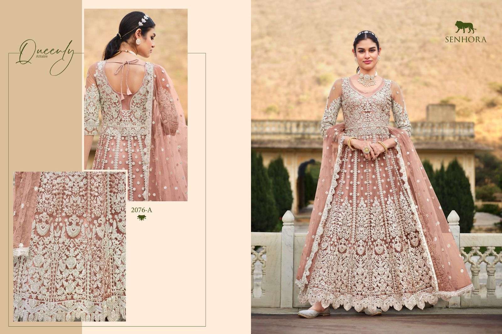 Senhora Anokhi 2076 Colors Latest Designer Anarkali Gown Partywear Collection view 7