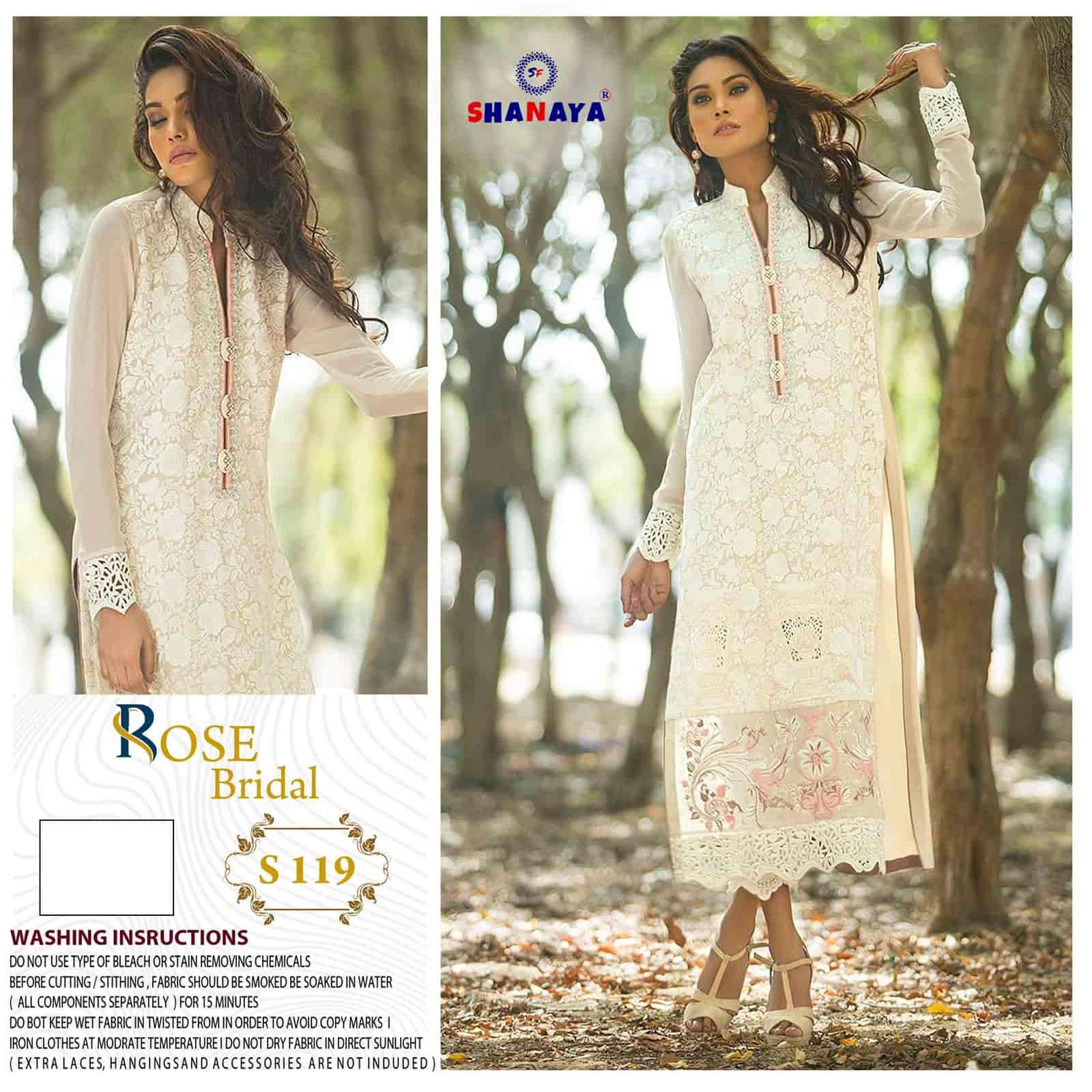 Shanaya S 119 Pakistani Style Designer Georgette Embroidered Suit Ensemble view 2