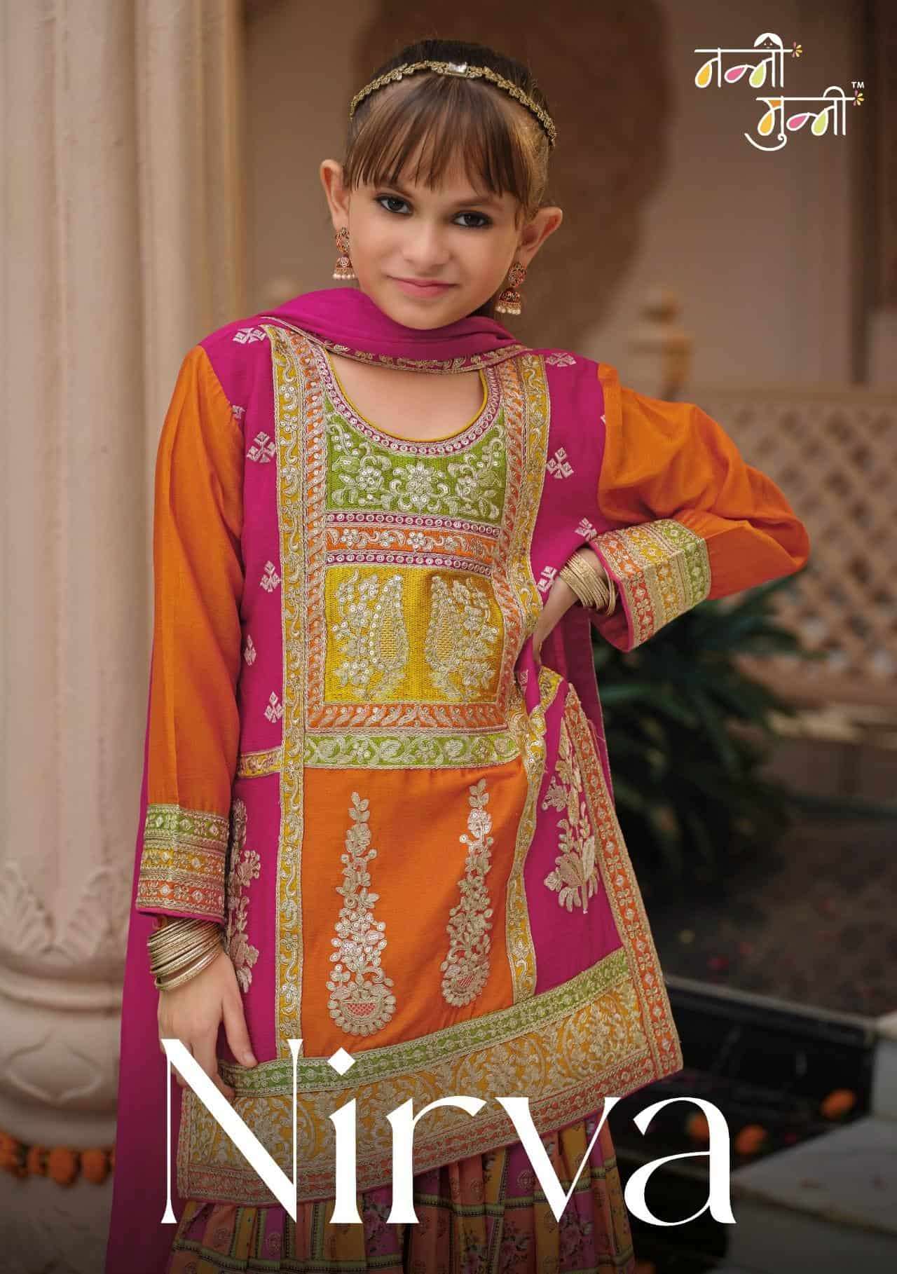 Nanni Munni Nirva Kids Wear Gharara Dress view 2