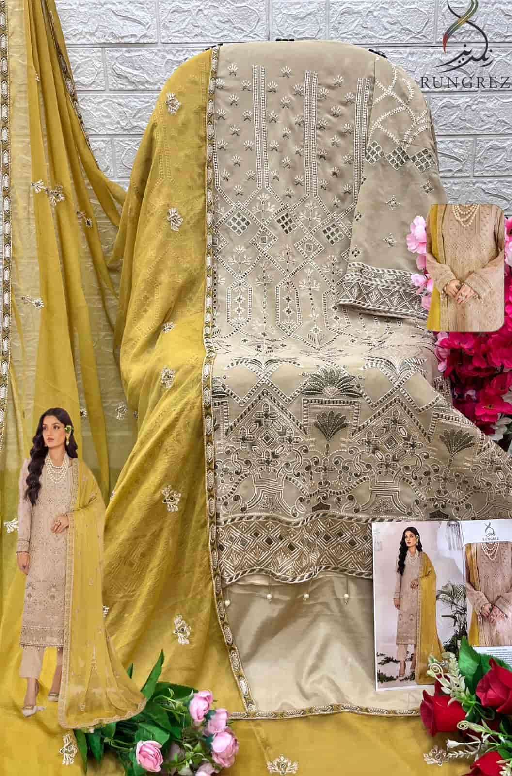 Rungrez 5006 Pakistani Embroidered Designer Salwar Suit Exporter view 2