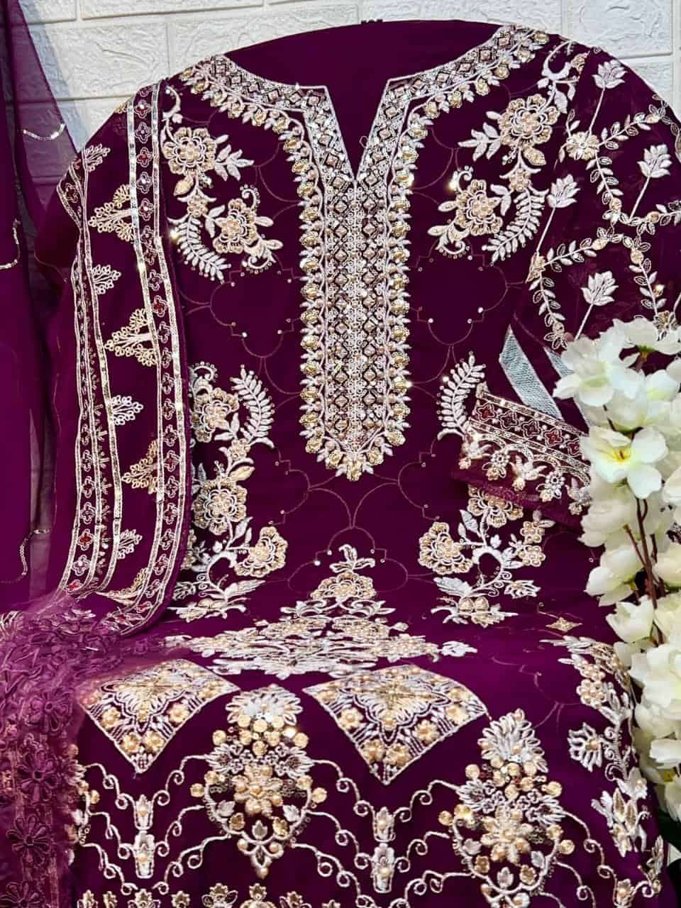 Zaha Zoya Vol 2 10287 Colors Georgette Pakistani Salwar Suit Stylish Ensemble view 5