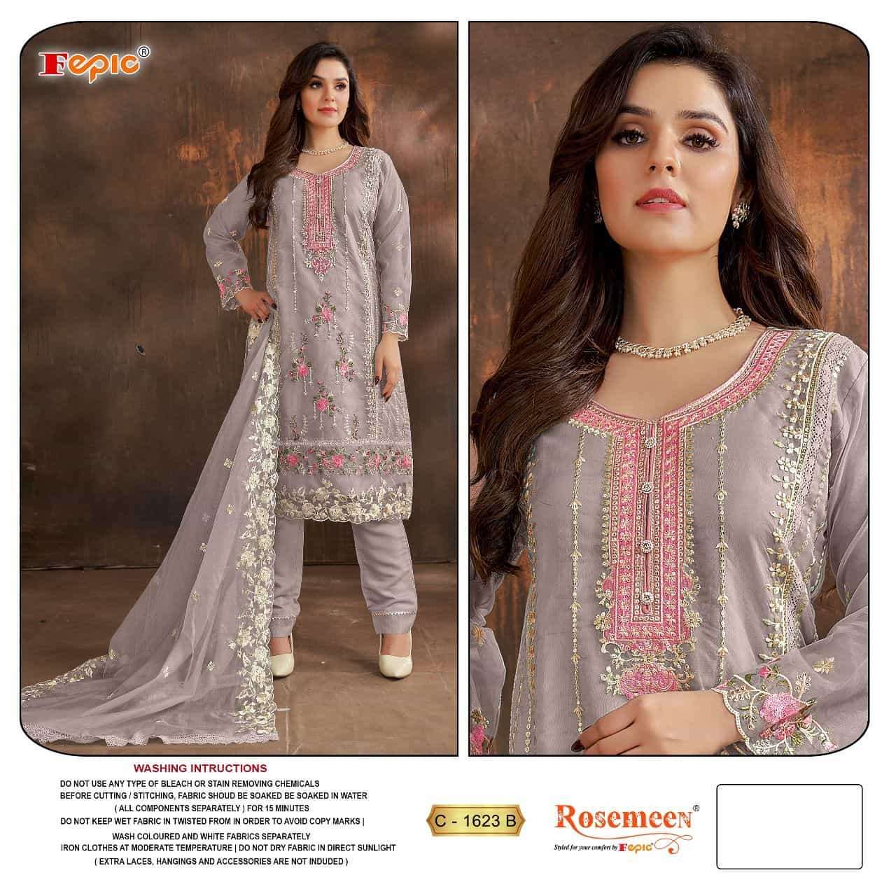 Fepic C 1623 Colors Festive Wear style Designer Pakistani Salwar Suit view 2