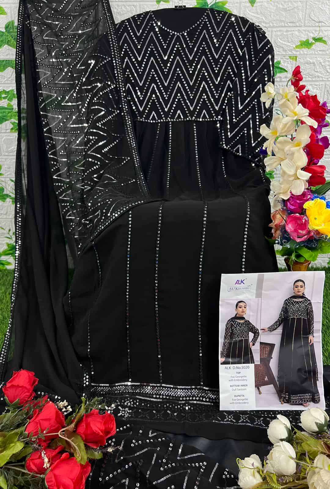 Al Khushbu 5020 Party Wear Style Designer Dress Wholasaler view 2
