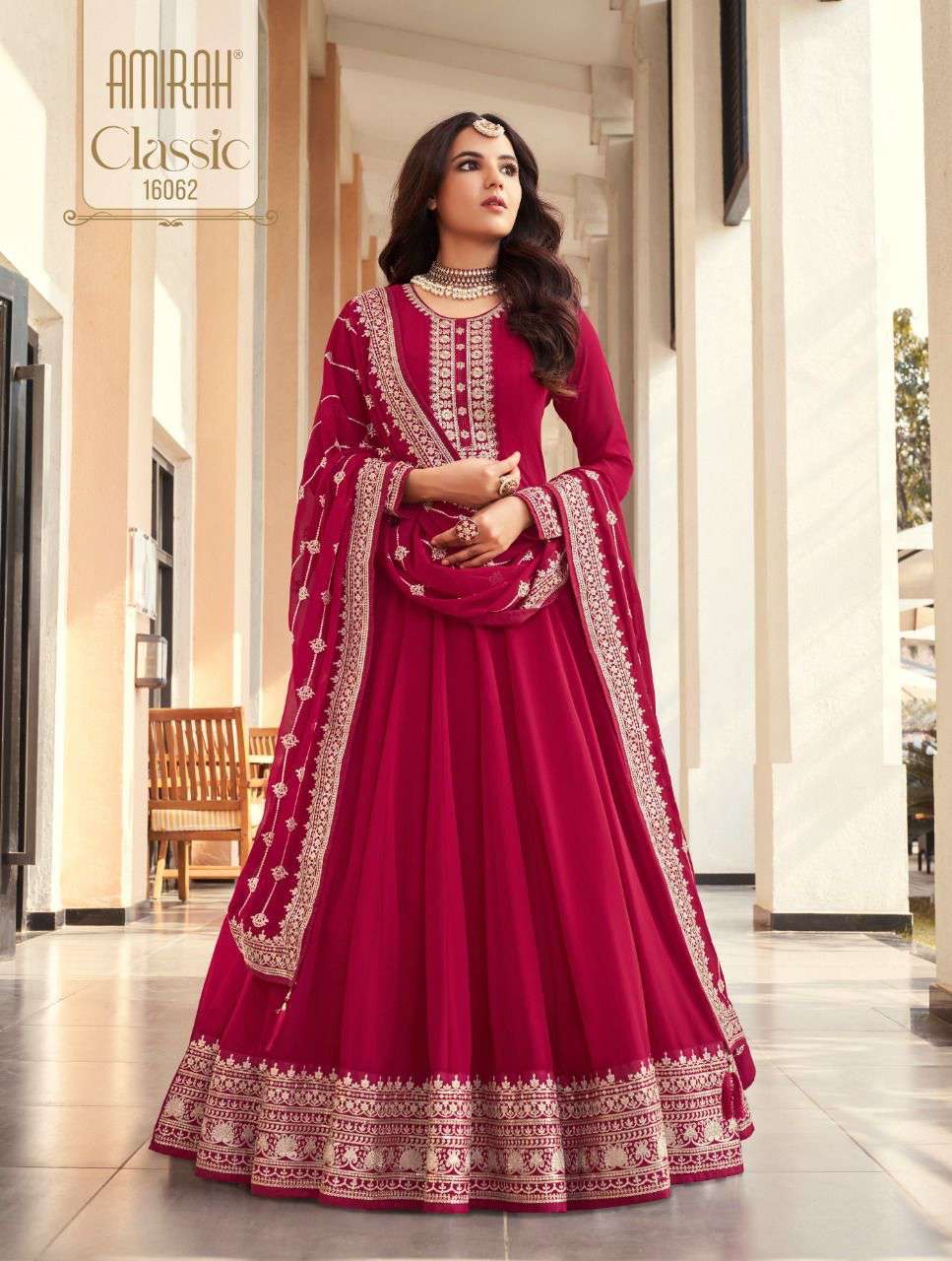 Amirah Classic Vol 2 Designer Anarkali Dress Party Wear Collection Exporter view 4