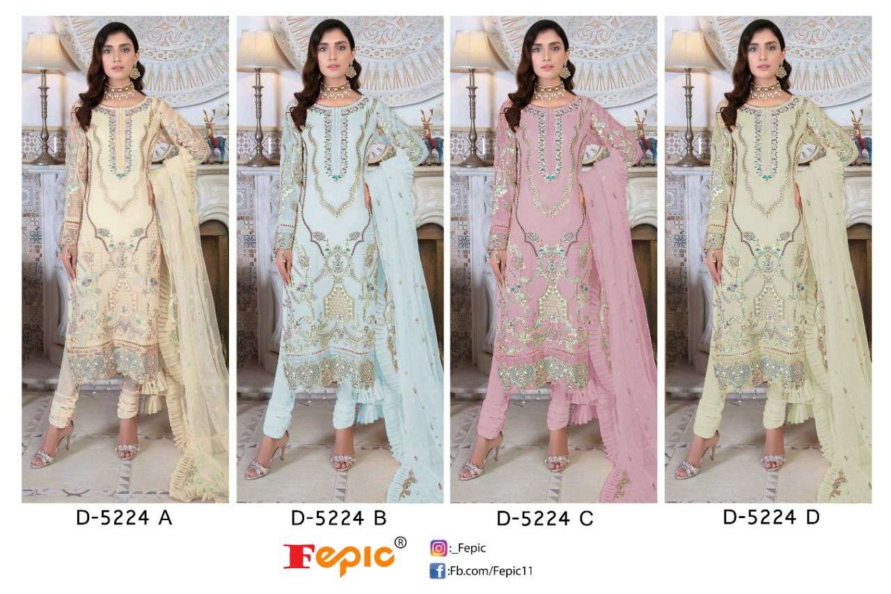 Fepic D 5224 Colors Pakistani Suit Price view 9